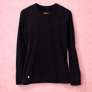 Athleta Black Long Sleeve Running Layer